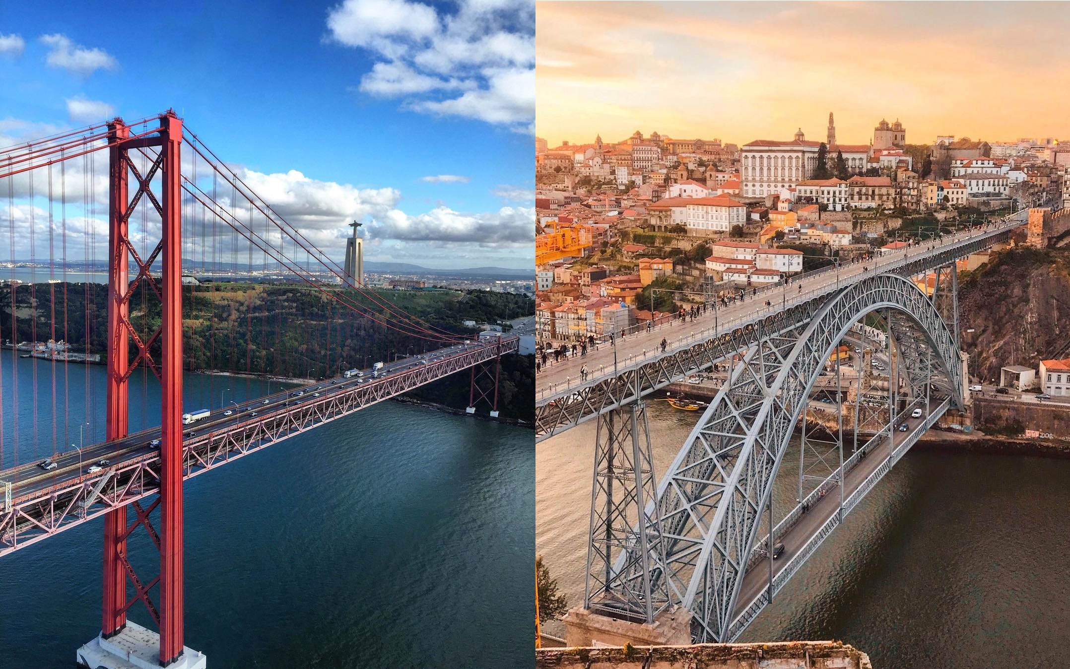 the most beautiful bridges in europe portugal has 2