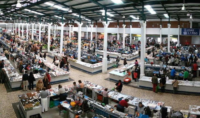 Setúbal in Portugal fish market is one of the best in the world