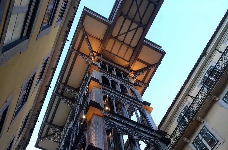 Santa Justa Lift is a Lisbon skyline with a unique view.